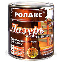Лак для дерева Ролакс Лазур жовтий 0,75 л