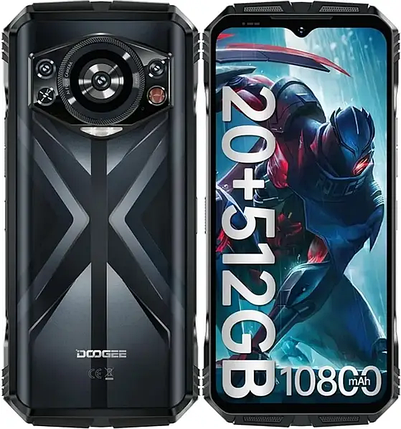 Захищений смартфон DOOGEE S118 Silver 8\512Gb Helio G99 NFC АКБ 10800mAh, фото 1