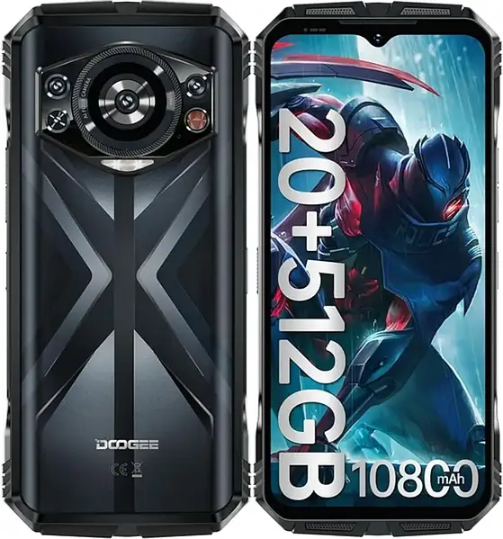 Захищений смартфон DOOGEE S118 Silver 8\512Gb Helio G99 NFC АКБ 10800mAh