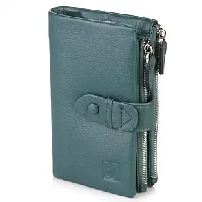 Гаманець жіночий шкіряний VERMARI 3998 LAKE BLUE, фото 1