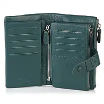 Гаманець жіночий шкіряний VERMARI 3998 LAKE BLUE, фото 3