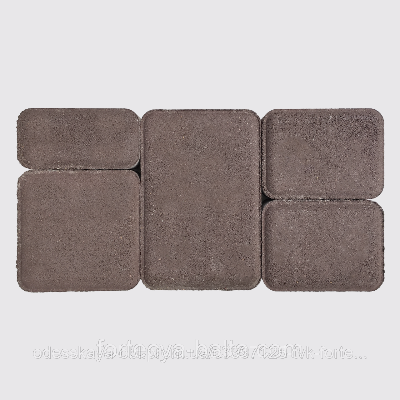 Плитка тротуарна Коричнева "Старе Місто" 40, фото 1