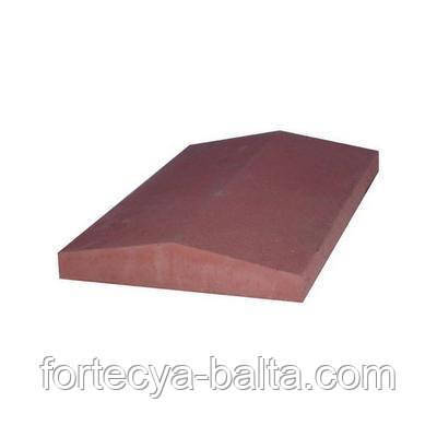 Кришка на стовпчик "Парапет" 39х35 см червона, фото 1