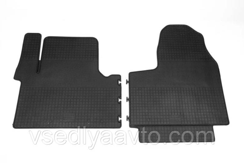 Килимки гумові для Opel Vivaro 2014- (CLASSIC), фото 1
