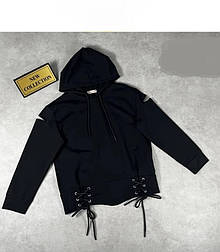 Чорна спортивна кофта для хлопчика в 152 і 164 розмірі