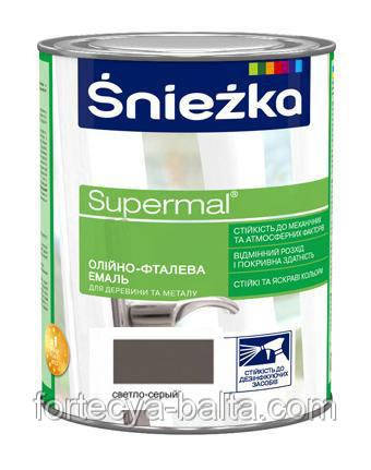 Емаль SNIEZKA світло-сіра Польща 0,8 л, фото 1