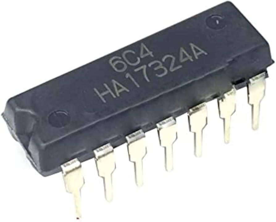 HA17324A 4-х канальний операційний підсилювач DIP14