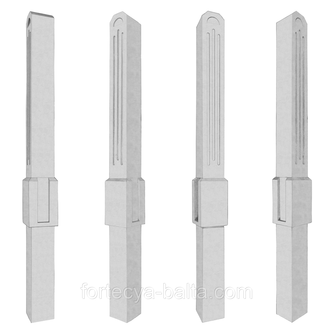 Бетонний Стовп для Огорожі № 2, фото 1