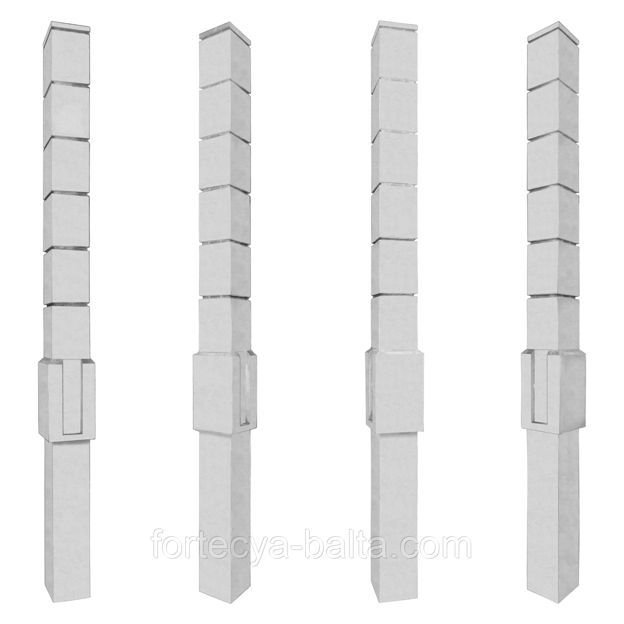Бетонний Стовп для Огорожі №3, фото 1