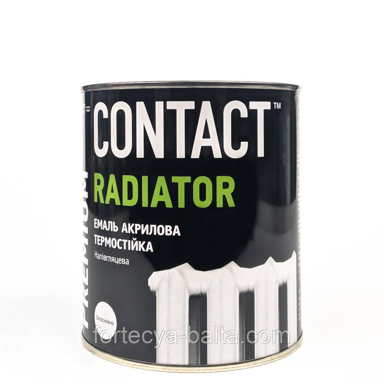 Емаль для радіаторів акрилова Contact 0,75 л