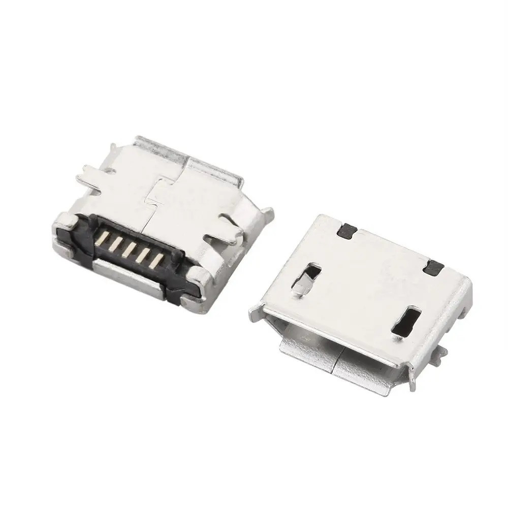Гніздо Micro USB B 5pin SMT зі спідницею