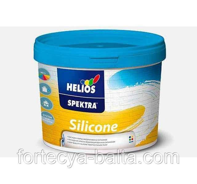 Силіконова фасадна фарба Helios Spektra Silicone 10 л