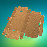 Самозбірна крафт коробка КС 100*100*17 мм, фото 3