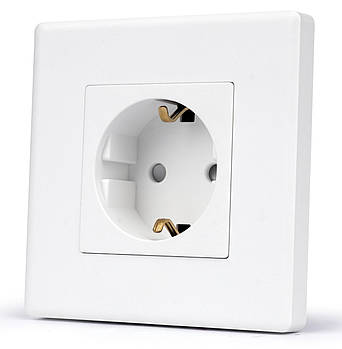 Розумна Wi-Fi-розетка 1DAL | Білий + Статистика Енергоспоживання (P86-STS.WF.WT)