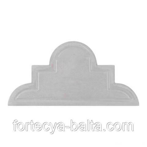 Плитка Тротуарна "Ромашка1/2" М 40 сіра