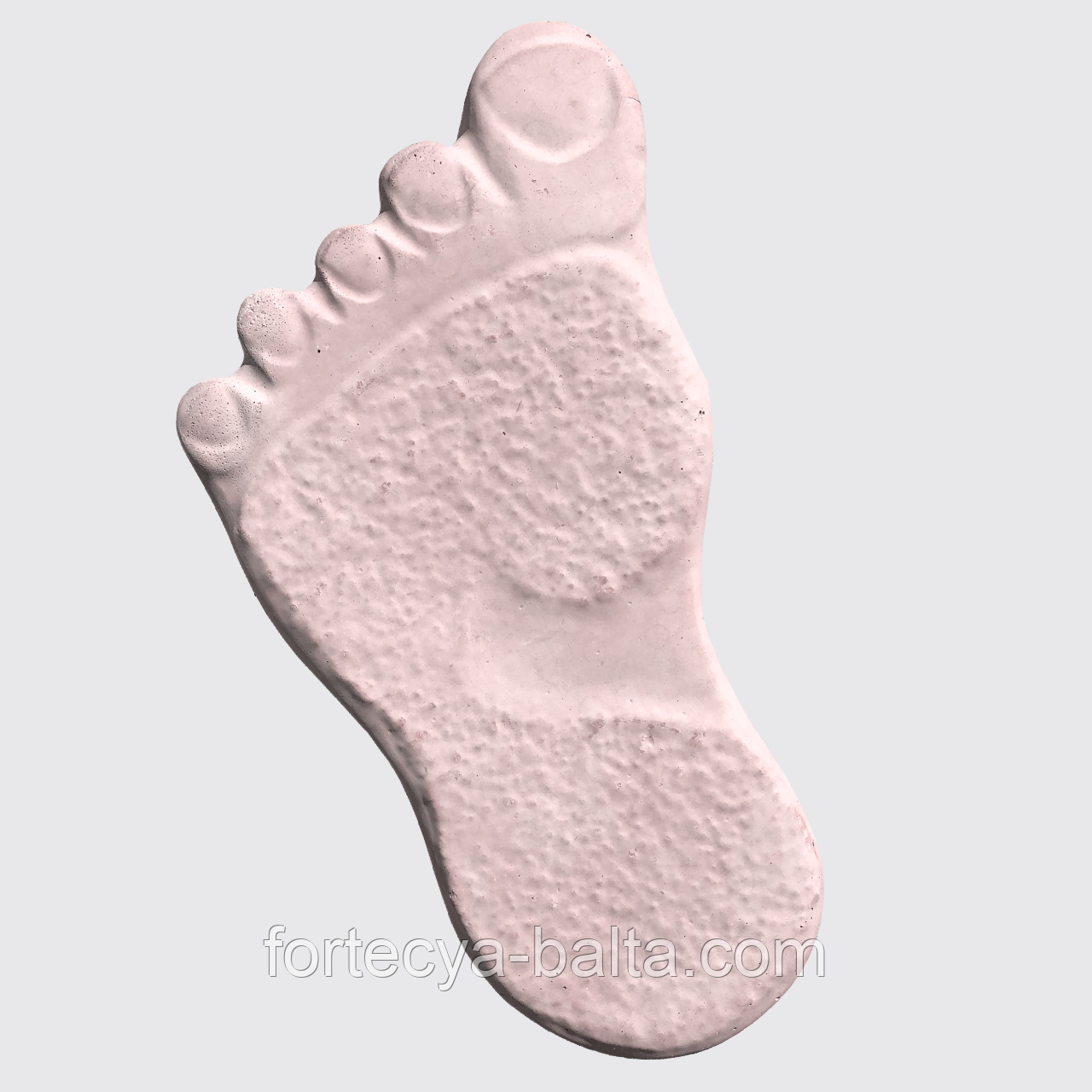 Плитка Тротуарна "Нога" червона, фото 1