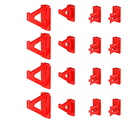 Настінна панель для інструментів стелаж органайзер 58х39 см, фото 7