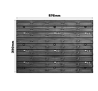 Настінна панель для інструментів стелаж органайзер 58х39 см, фото 4