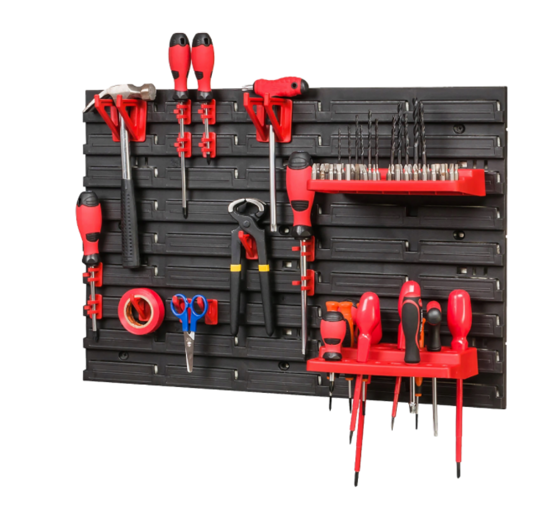 Настінна панель для інструментів стелаж органайзер 58х39 см, фото 1