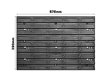 Органайзер настінна панель для інструментів 58х39см 4 контейнера, фото 5