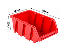 Органайзер настінна панель для інструментів 58х39см 4 контейнера, фото 6