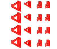 Органайзер настінна панель для інструментів 58х39см 4 контейнера, фото 8