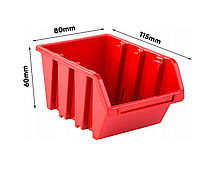 Органайзер настінна панель для інструментів 58х39см 4 контейнера, фото 10