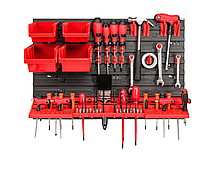 Органайзер настінна панель для інструментів 58х39см 4 контейнера, фото 2