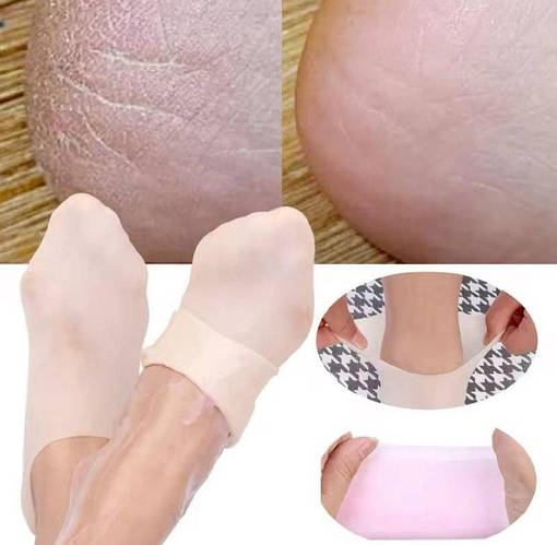 Силиконовые носки для ухода за ногами Silicone moisturizing socks. (ID ...