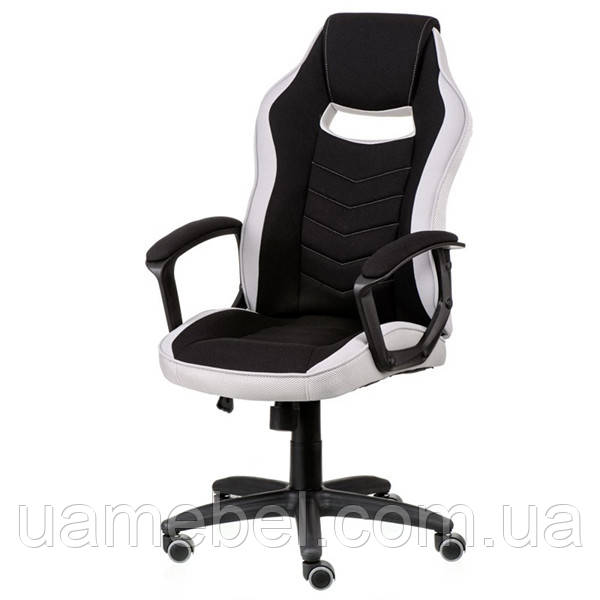 Крісло ігрове для комп'ютера Special4You Riko black/grey E6156