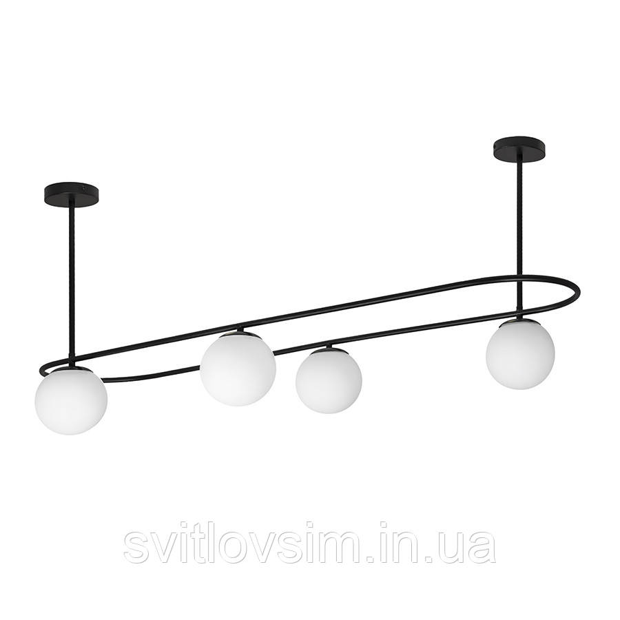 Люстра 7529812-4 BK+WH, фото 1
