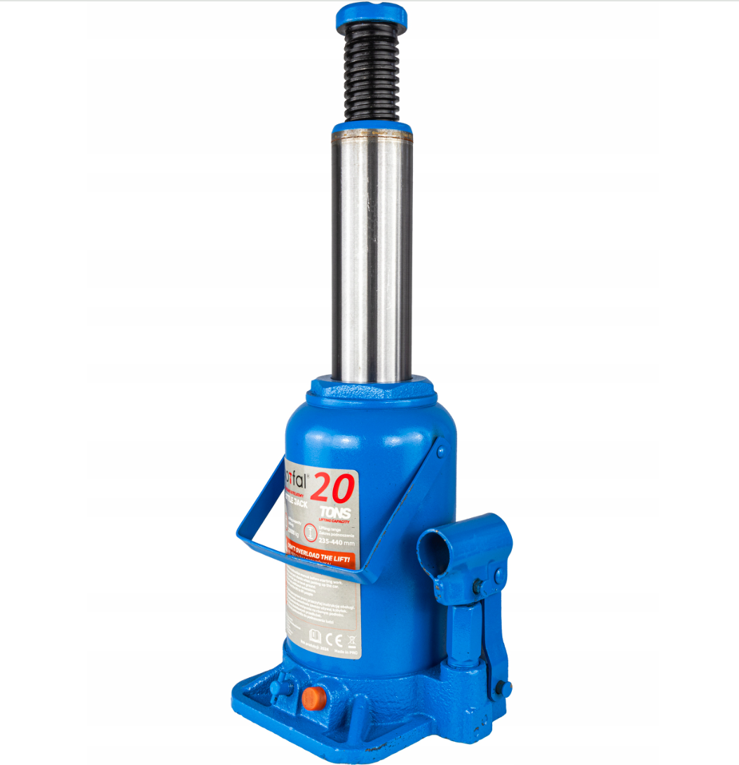 Домкрат пляшковий 20 т (235-440 мм) Vorfal V08384