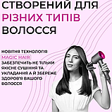 Фени з іонізацією Фен DYS 5 в 1 1600 вт для укладання, догляду за волоссям із насадками в дорогу, фото 9