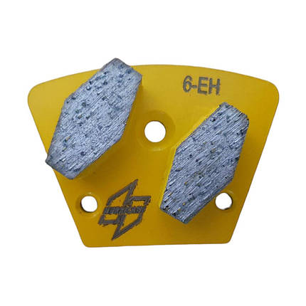 Trapezoid grinding plate #6 Extremely Hard Bond (Yellow). Фреза шліфувальна #6, трапеція (Жовта) 13мм, фото 1