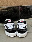 Чоловічі кеди Vans Knu Skool Black/White Premium (чорно-білі) низькі повсякденні кеди VA003 Ванс топ, фото 9