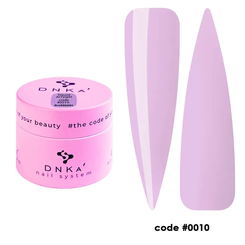 DNKa' Liquid Acrygel #0010 Blueberry, 15 мл