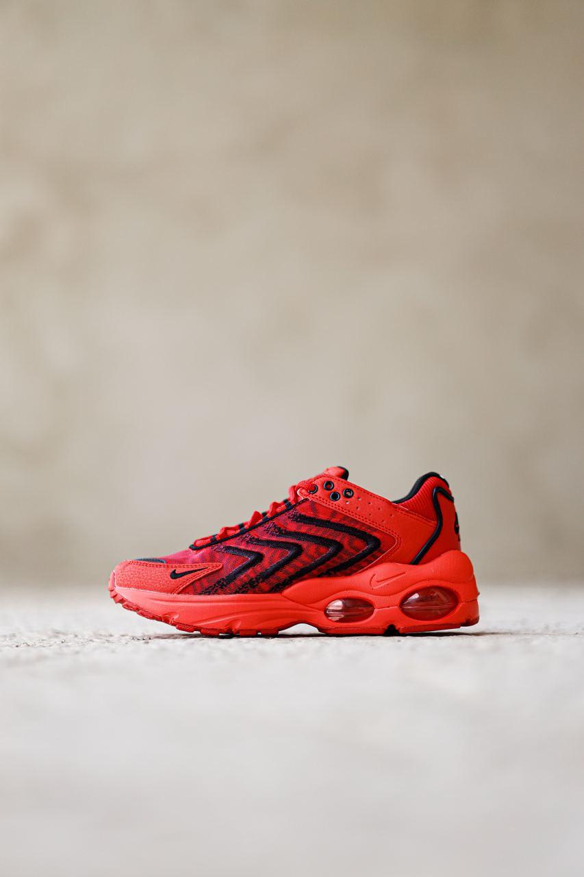 Чоловічі спортивні кросівки Nike Air Max TW Total Red (червоні) модні повсякденні кроси 01094 Найк vkross