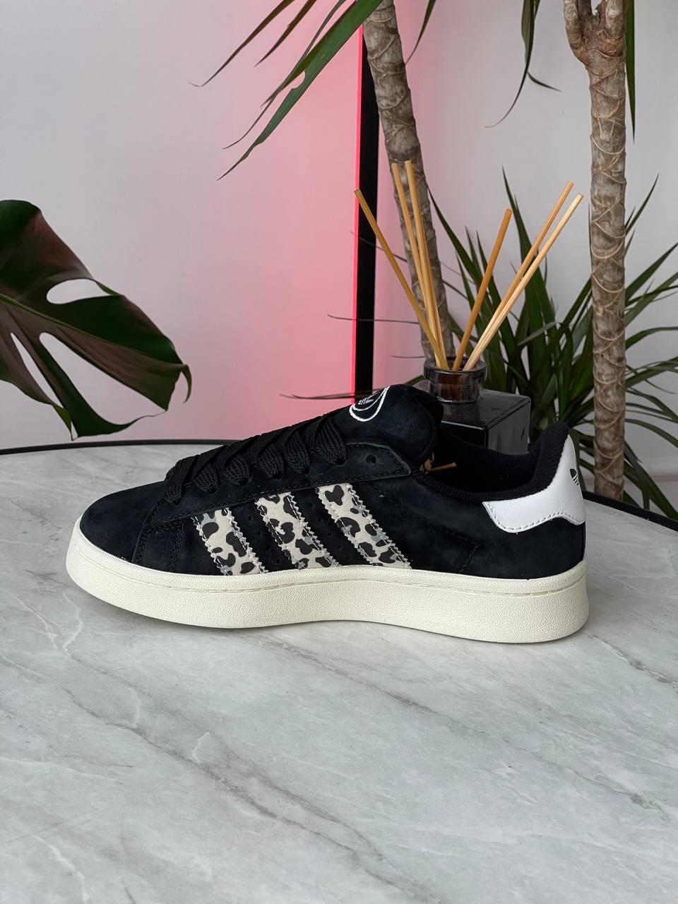 Жіночі демісезонні кросівки Adidas Campus 00S Shoes Black (чорні з білим) повсякденні кроси 1373 Адідас vkross, фото 1