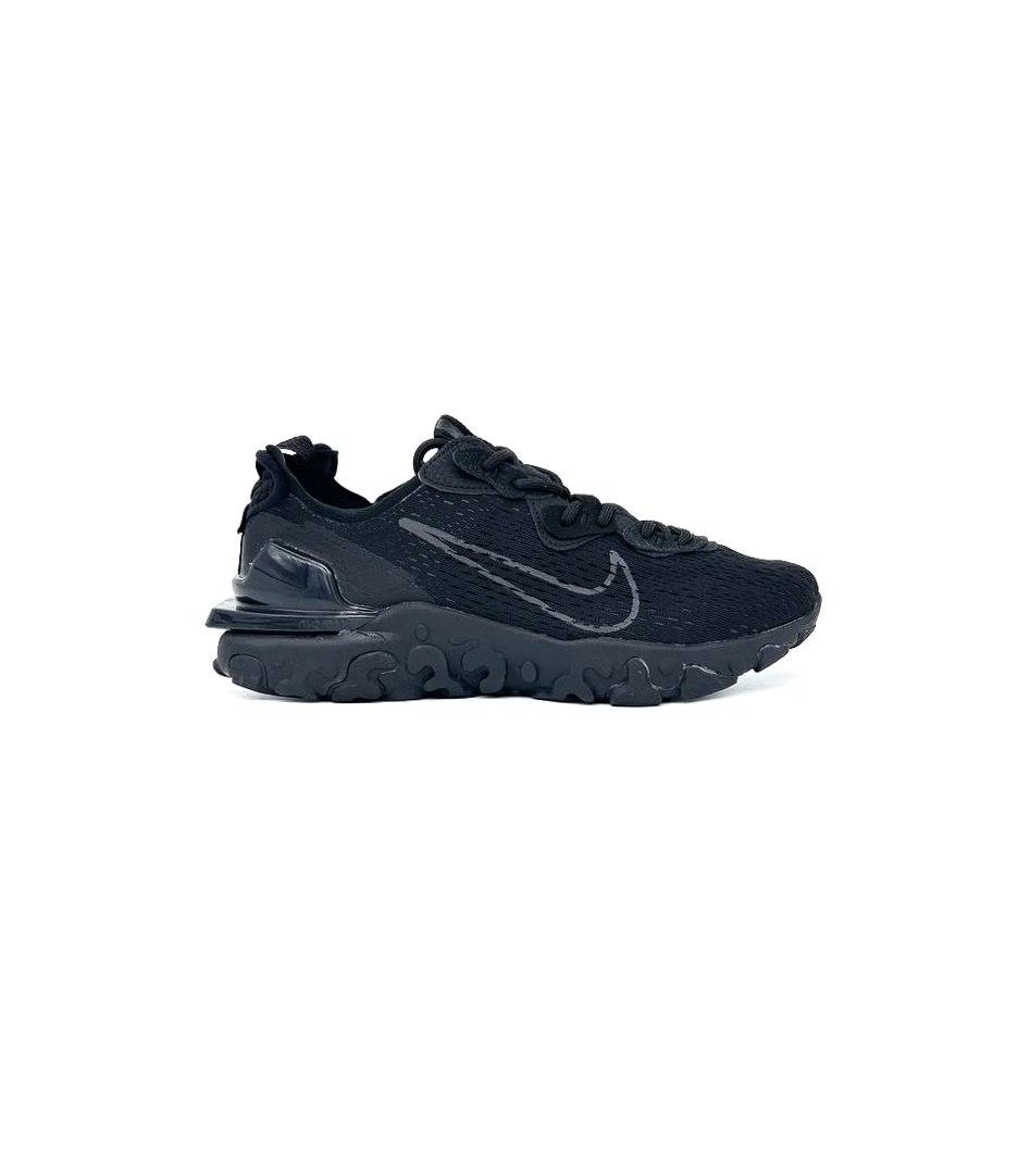 Чоловічі спортивні кросівки Nike React Vision Black (чорні) модні літні кроси D553 Найк vkross