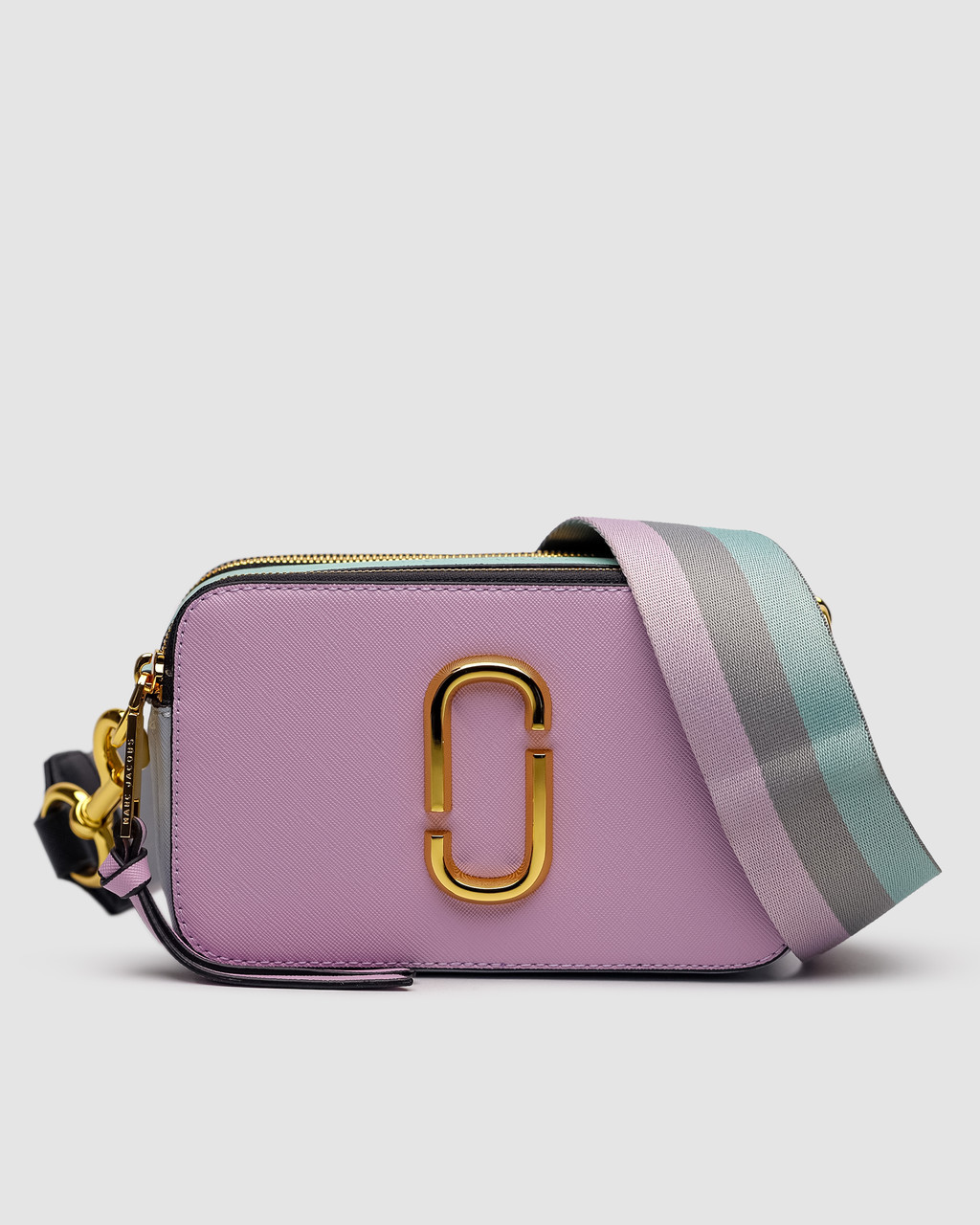 Жіноча сумка Marc Jacobs The Snapshot Lilac Turquoise (бузкова/лілова) повсякденна сумочка KIS99434 vkross, фото 1