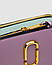 Жіноча сумка Marc Jacobs The Snapshot Lilac Turquoise (бузкова/лілова) повсякденна сумочка KIS99434 vkross, фото 3
