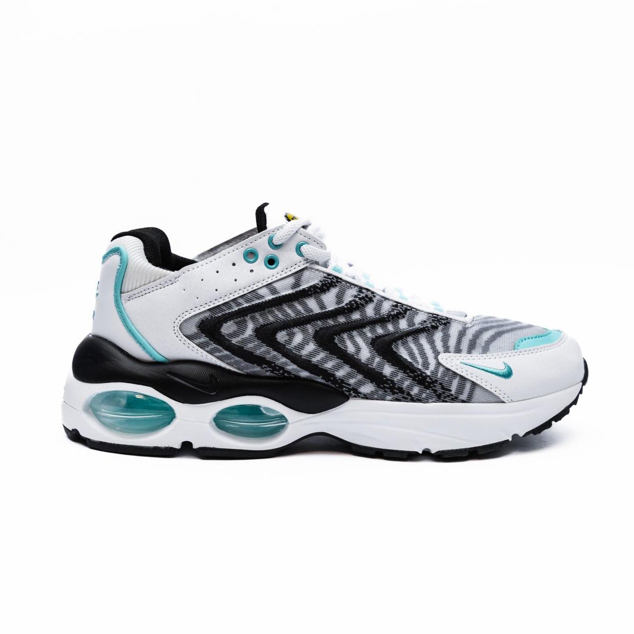 Чоловічі кросівки Nike Air Max TW (білі з бірюзовим) низькі стильні кросівки 2760 Найк vkross