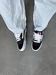Чоловічі кеди Vans KNU School Black/White Premium (чорно-білі) повсякденні кеди OS0069 Ванс топ, фото 7