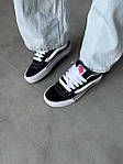Чоловічі кеди Vans KNU School Black/White Premium (чорно-білі) повсякденні кеди OS0069 Ванс топ, фото 8