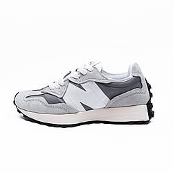 Чоловічі демісезонні кросівки New Balance 327 (сірі) стильні спортивні кроси 2762 Нью Беленс vkross
