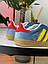 Жіночі демісезонні кросівки Adidas x Gucci Gazelle Blue (сині) стильні повсякденні кроси 0911 Адідас vkross, фото 6
