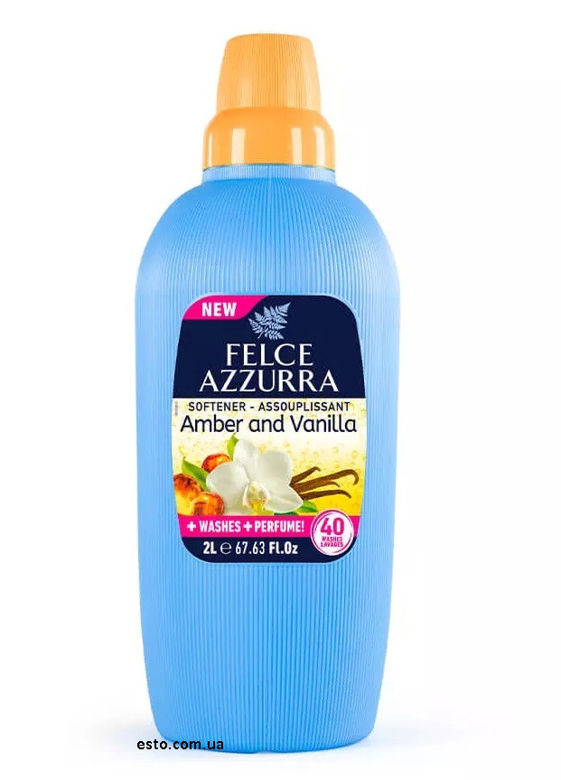 Кондиціонер для тканин Felce Azzurra Amber & Vanilla 2 л