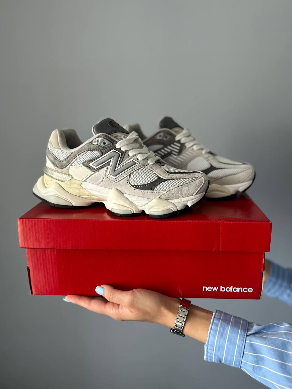 Жіночі спортивні кросівки New Balance 9060 Grey (сірі) демісезонні кроси 657 Нью Беленс vkross
