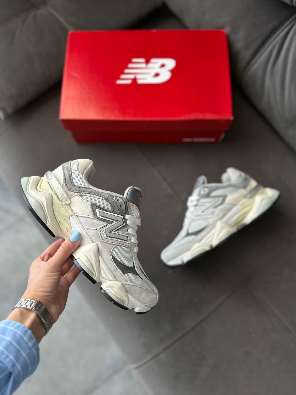 Чоловічі спортивні кросівки New Balance 9060 Grey (сірі) демісезонні кроси 657 Нью Беленс vkross