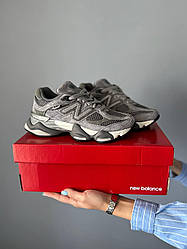 Чоловічі спортивні кросівки New Balance 9060 Dark Grey (темно-сірі) демісезонні кроси 660 Нью Беленс vkross